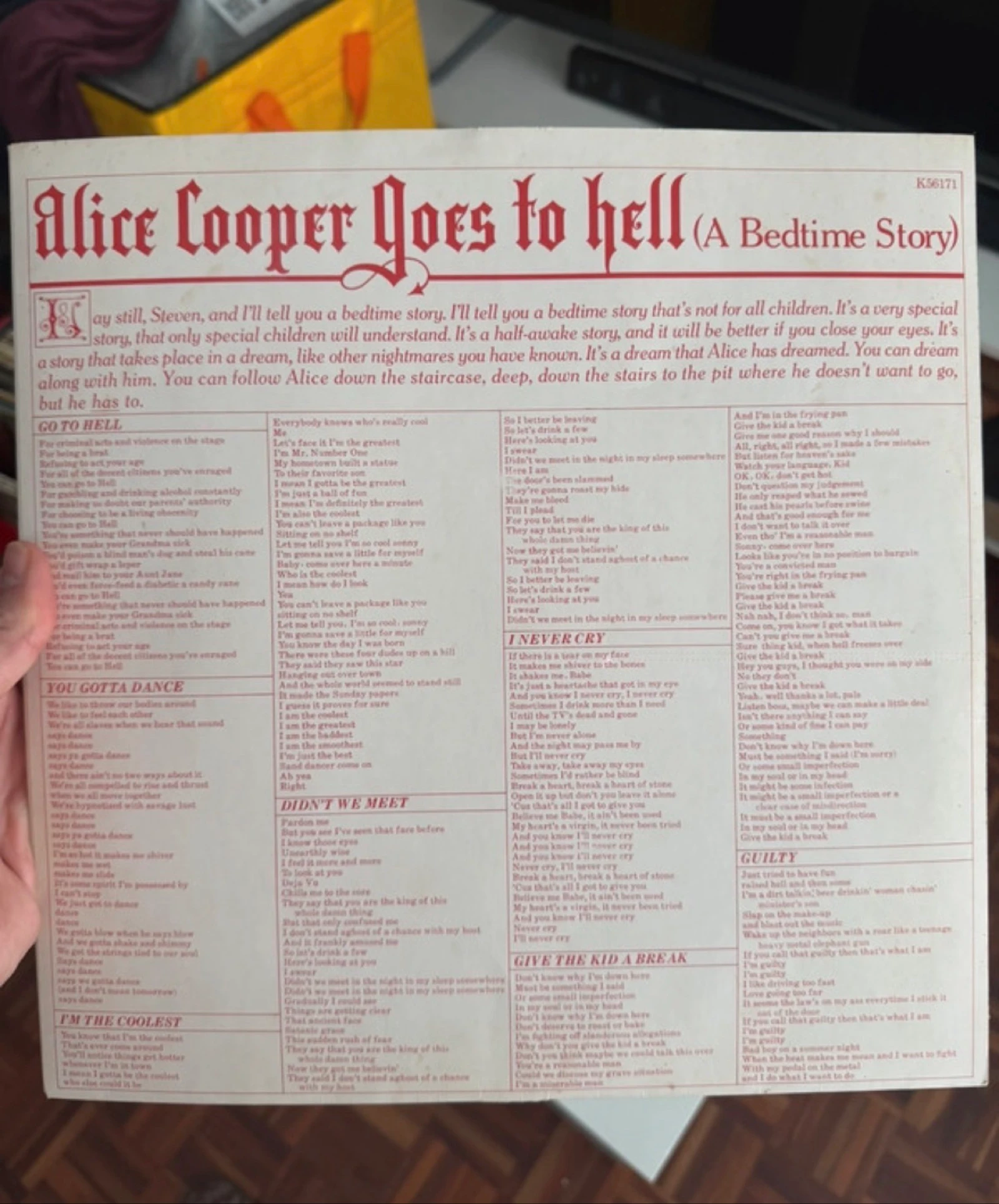 Vinilo Alice Cooper Vai para o Inferno Hard Rock – photo 2